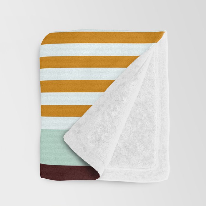 stripe pattern 05 Throw Blanket Gallery Image 3