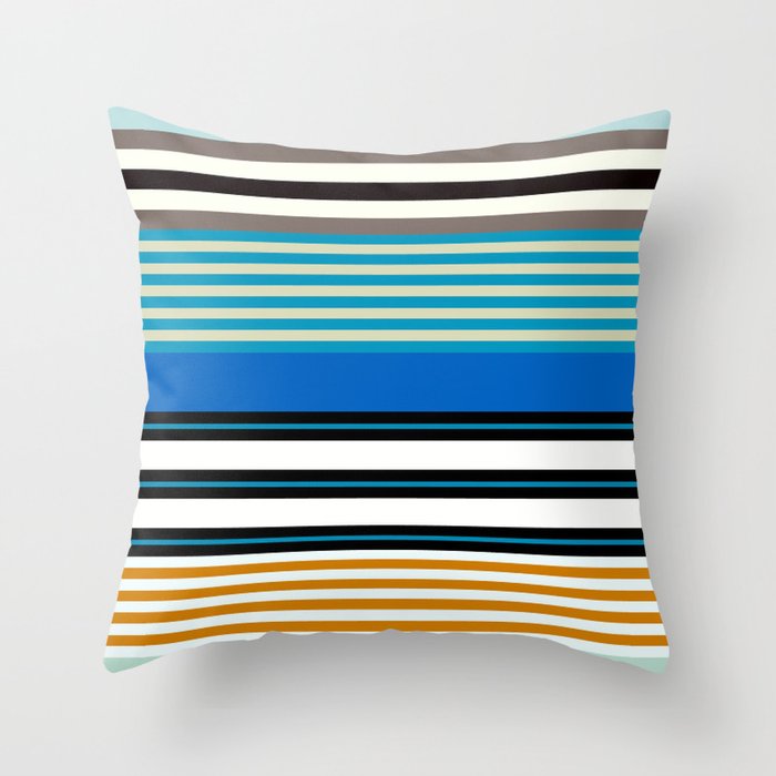 stripe pattern 05 Throw Pillow Gallery Image 6