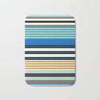 stripe pattern 05 Bath Mat Gallery Image 1