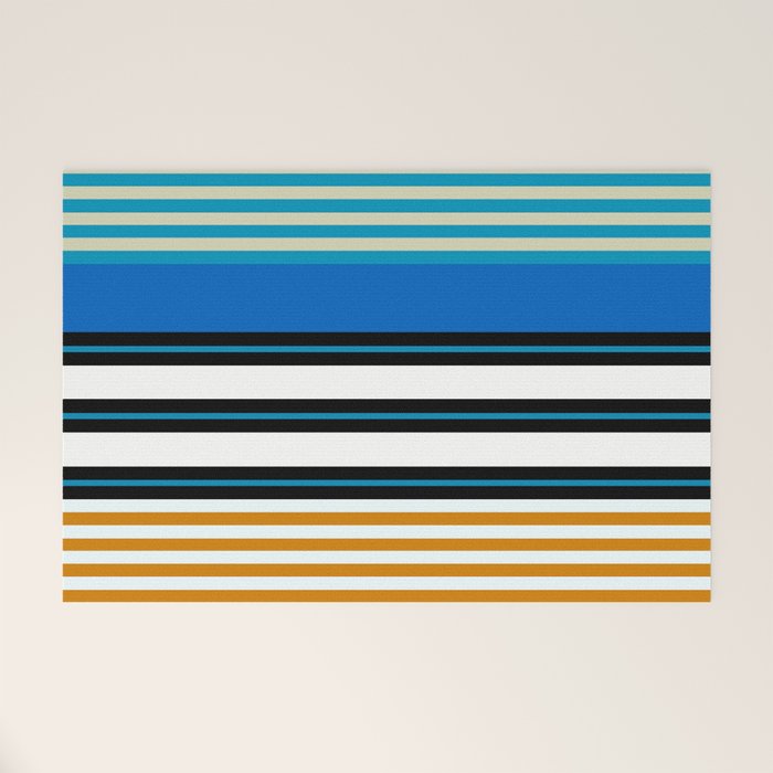 stripe pattern 05 Welcome Mat Gallery Image 1
