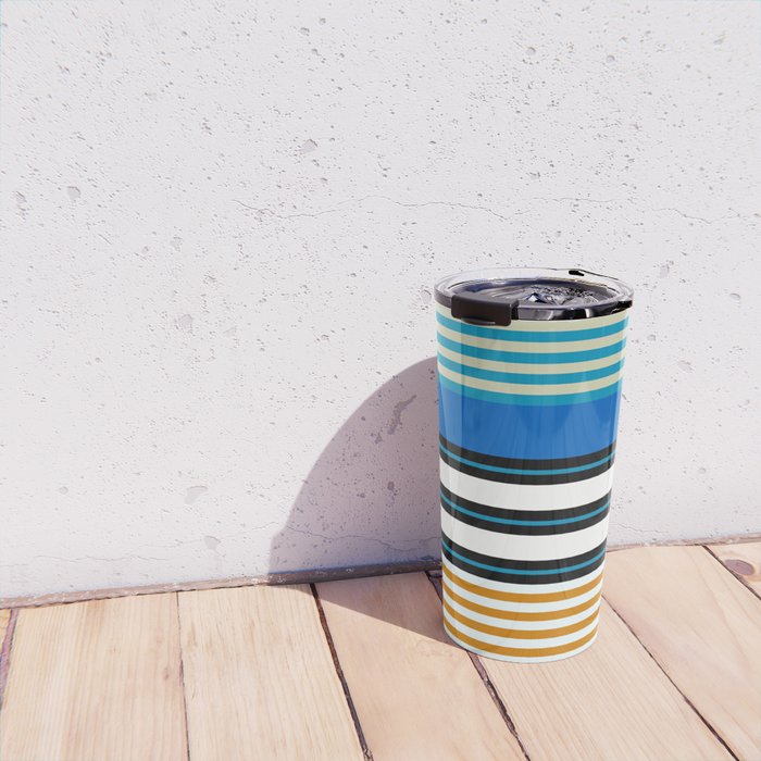 stripe pattern 05 Travel Mug Gallery Image 4