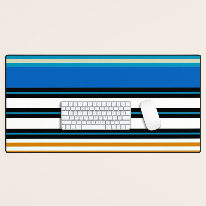 stripe pattern 05 Desk Mat Gallery Image 1