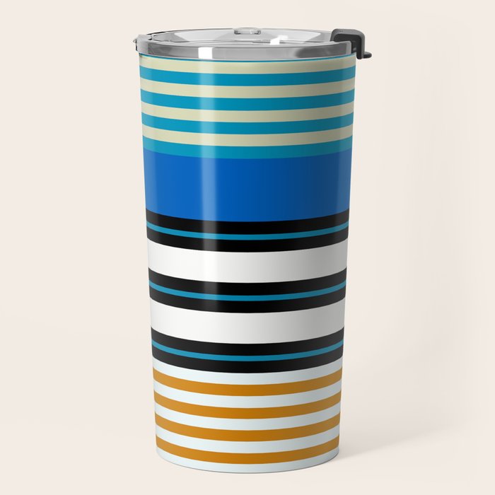 stripe pattern 05 Travel Mug Gallery Image 2