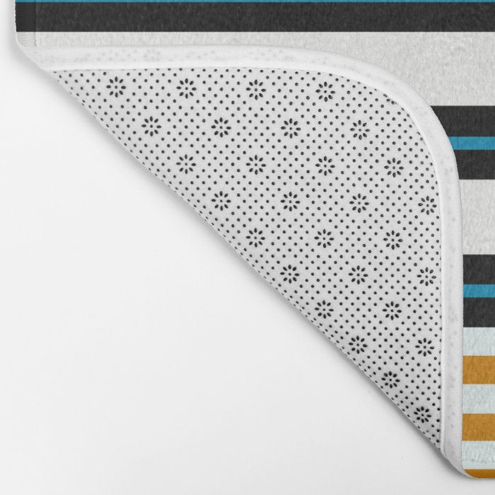 stripe pattern 05 Bath Mat Gallery Image 2