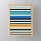 stripe pattern 05 Mini Art Print Gallery Image 1