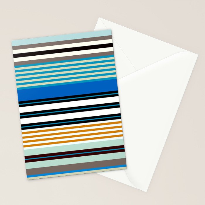 stripe pattern 05 Stationery Card Gallery Image 2