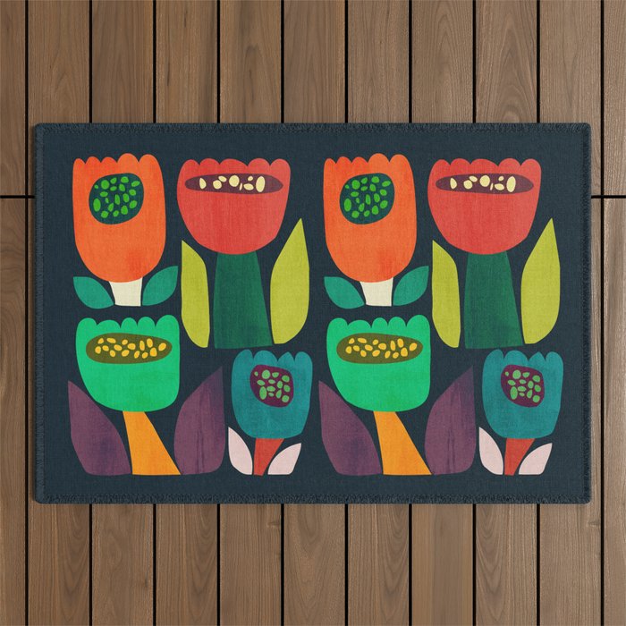 Flourish Outdoor Rug Gallery Image 1