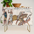Battle of Hastings- Bayeux Tapestry King Harold Is Killed Arrow In Eye Credenza Gallery Image 1