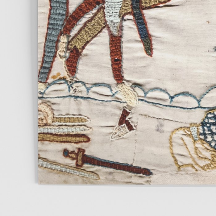Battle of Hastings- Bayeux Tapestry King Harold Is Killed Arrow In Eye Poster Gallery Image 3