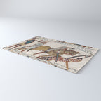 Battle of Hastings- Bayeux Tapestry King Harold Is Killed Arrow In Eye Rug Gallery Image 3
