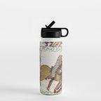 Battle of Hastings- Bayeux Tapestry King Harold Is Killed Arrow In Eye Water Bottle Gallery Image 1