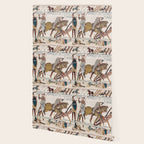 Battle of Hastings- Bayeux Tapestry King Harold Is Killed Arrow In Eye Wallpaper Gallery Image 2