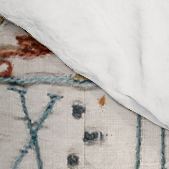 Battle of Hastings- Bayeux Tapestry King Harold Is Killed Arrow In Eye Comforter Gallery Image 4