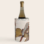 Battle of Hastings- Bayeux Tapestry King Harold Is Killed Arrow In Eye Wine Chiller Gallery Image 1