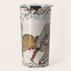 Battle of Hastings- Bayeux Tapestry King Harold Is Killed Arrow In Eye Travel Mug Gallery Image 1