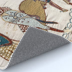Battle of Hastings- Bayeux Tapestry King Harold Is Killed Arrow In Eye Rug Gallery Image 4