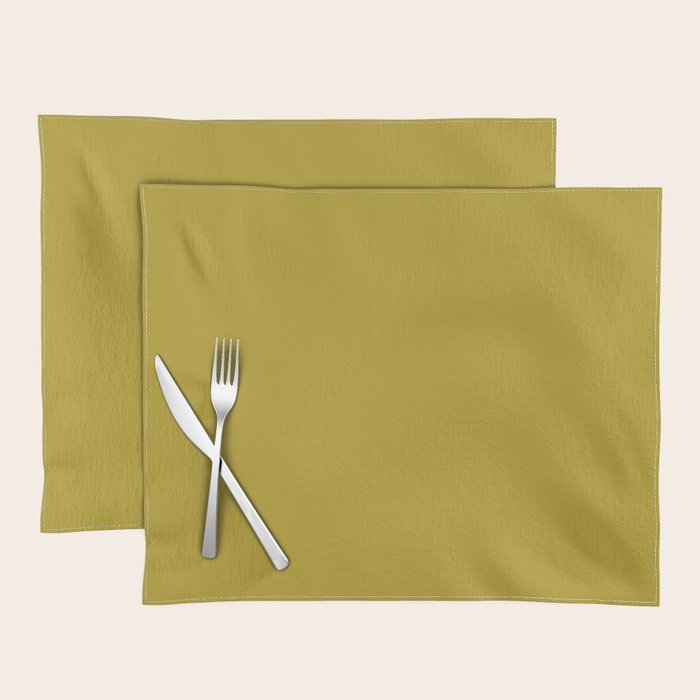 Autumn Yellow Chartreuse Placemat Gallery Image 1