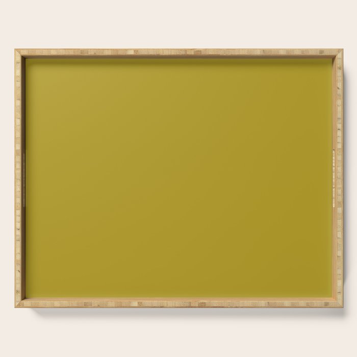 Autumn Yellow Chartreuse Serving Tray Gallery Image 1