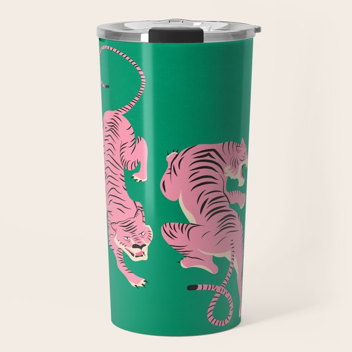 The Chase: Pink Tiger Edition Travel Mug Gallery Image 1
