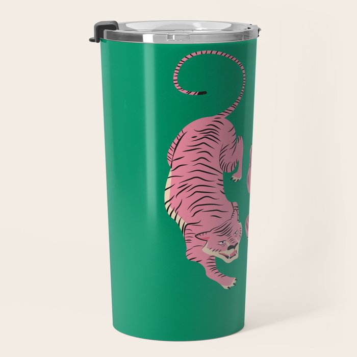 The Chase: Pink Tiger Edition Travel Mug Gallery Image 3