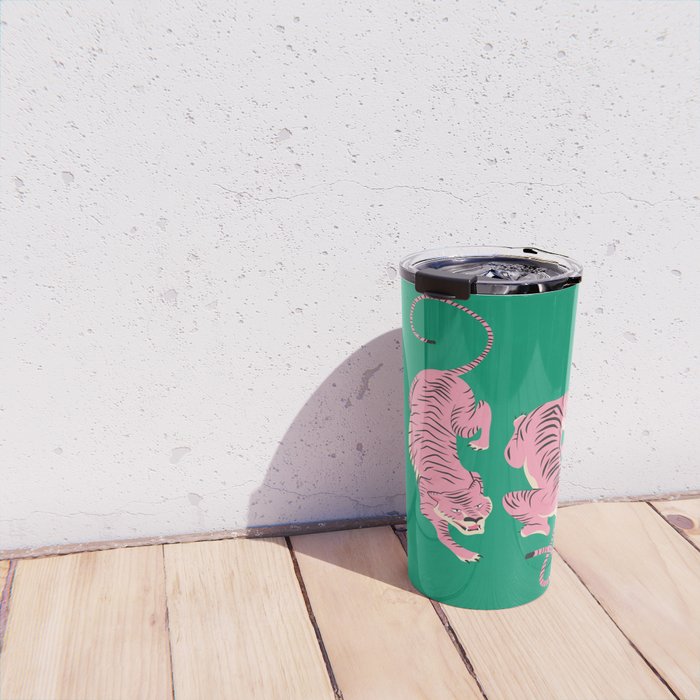 The Chase: Pink Tiger Edition Travel Mug Gallery Image 4