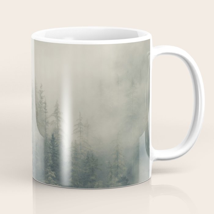 Misty Pine Forest 2 Coffee Mug Gallery Image 1
