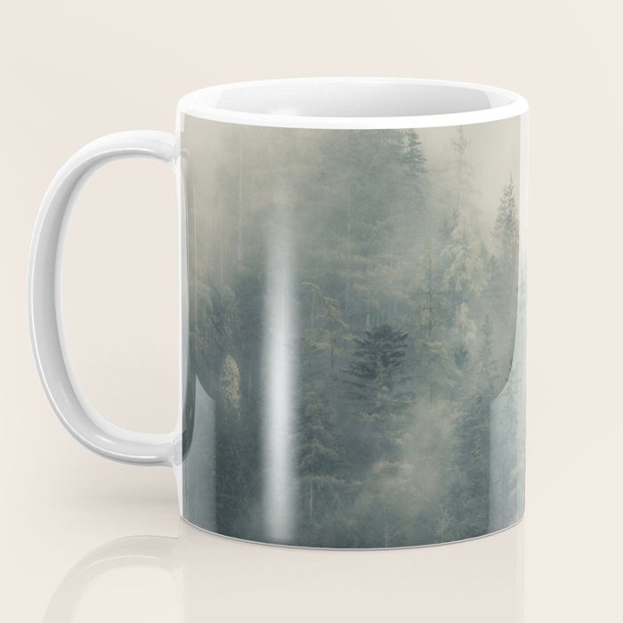 Misty Pine Forest 2 Coffee Mug Gallery Image 3