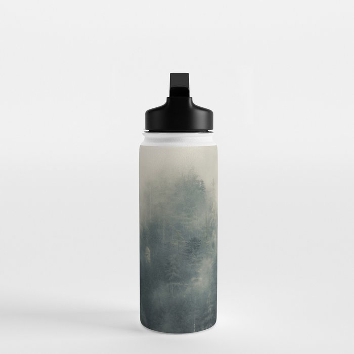 Misty Pine Forest 2 Water Bottle Gallery Image 3