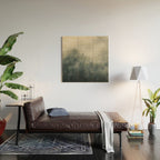 Misty Pine Forest 2 Wood Wall Art Gallery Image 2