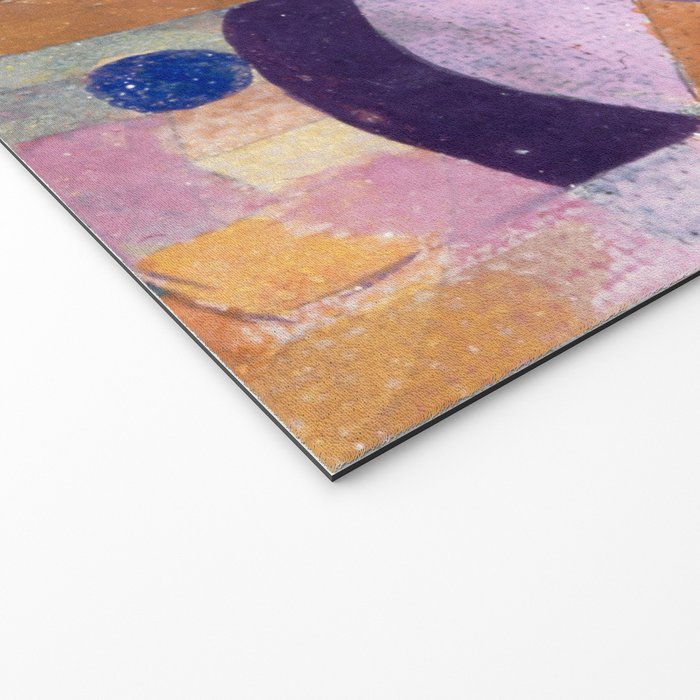 Blue Geometric Cubist Abstract Desin Welcome Mat Gallery Image 2