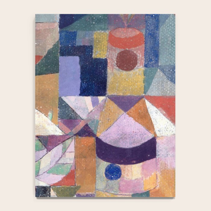 Blue Geometric Cubist Abstract Desin Notebook Gallery Image 4