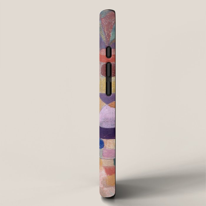 Blue Geometric Cubist Abstract Desin iPhone Case Gallery Image 2