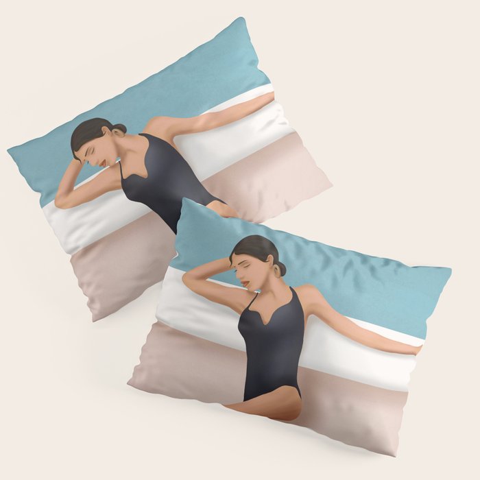 At the pool Pillow Sham Gallery Image 1