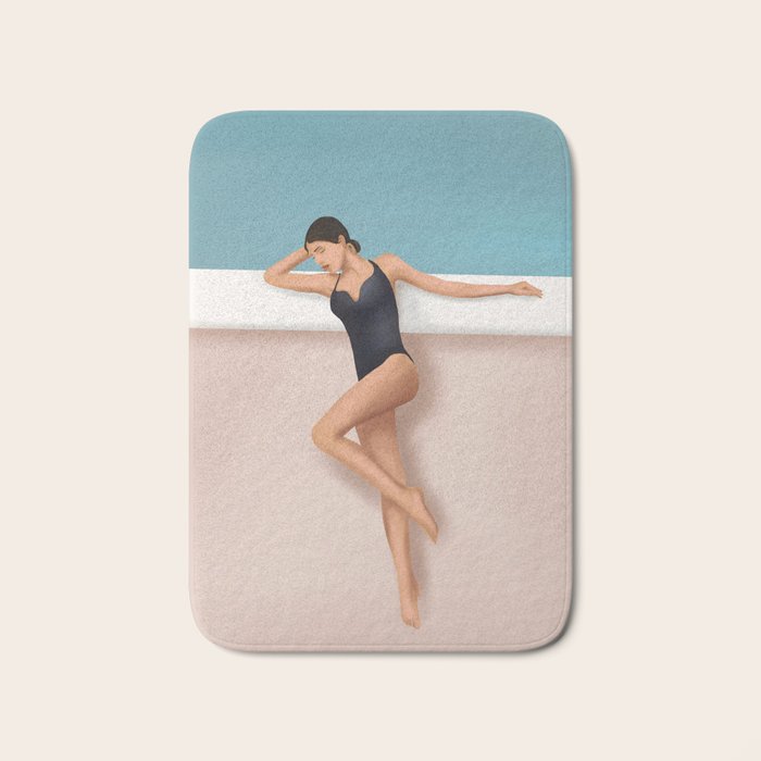 At the pool Bath Mat Gallery Image 1