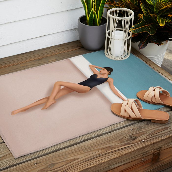 At the pool Outdoor Rug Gallery Image 2