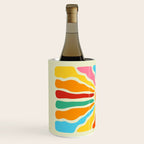 Retro Sun Waves: Rainbow Edition Wine Chiller Gallery Image 2