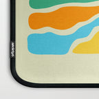 Retro Sun Waves: Rainbow Edition Laptop Sleeve Gallery Image 3
