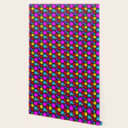 Fun colorful abstract star shape pattern Wallpaper Gallery Image 2