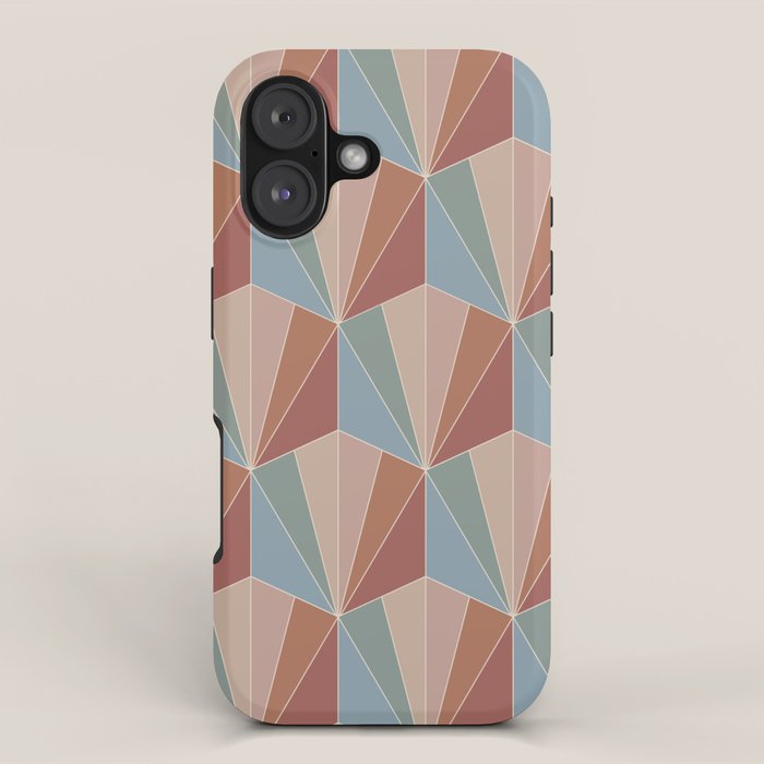 Gisela Color Block Pattern XV iPhone Case Gallery Image 1