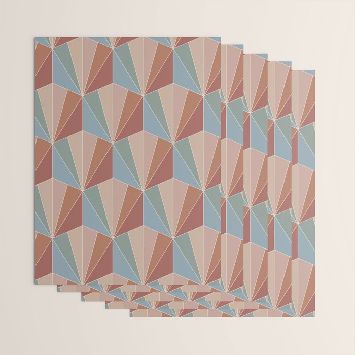 Gisela Color Block Pattern XV Wrapping Paper Gallery Image 3