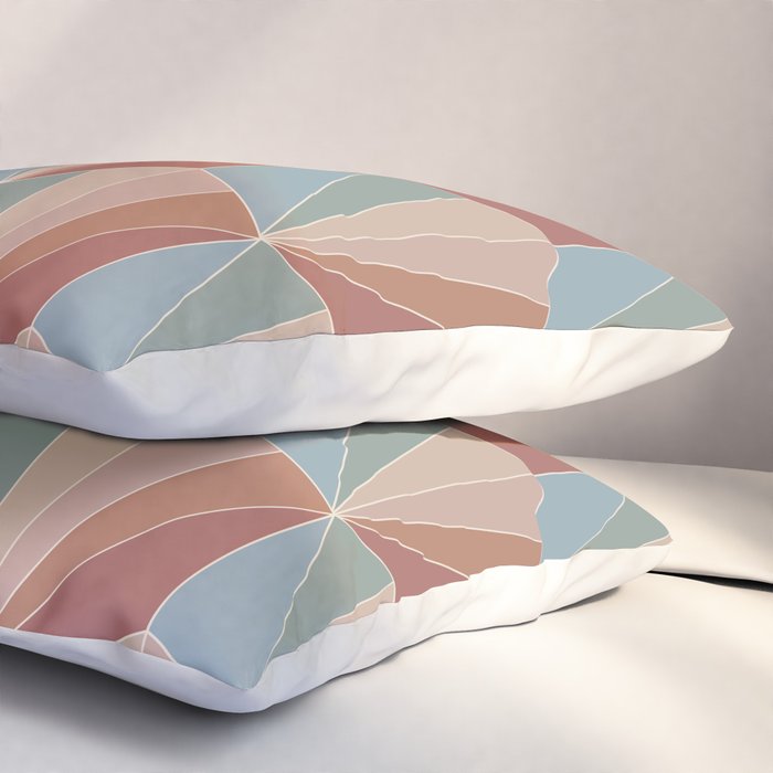 Gisela Color Block Pattern XV Pillow Sham Gallery Image 3