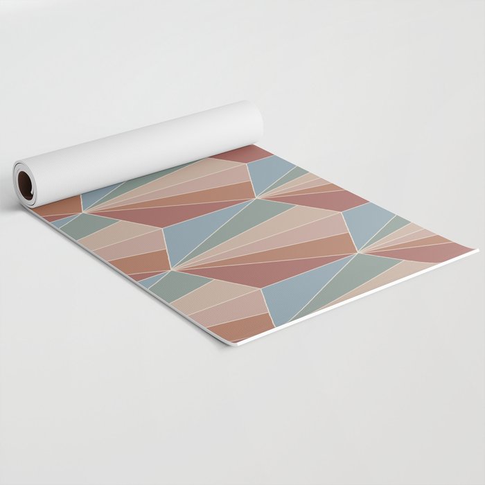 Gisela Color Block Pattern XV Yoga Mat Gallery Image 2