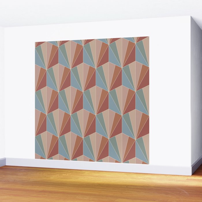 Gisela Color Block Pattern XV Wall Mural Gallery Image 2