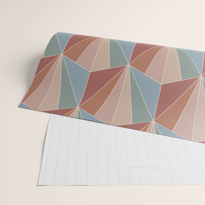 Gisela Color Block Pattern XV Wrapping Paper Gallery Image 2