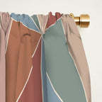 Gisela Color Block Pattern XV Window Curtain Gallery Image 2