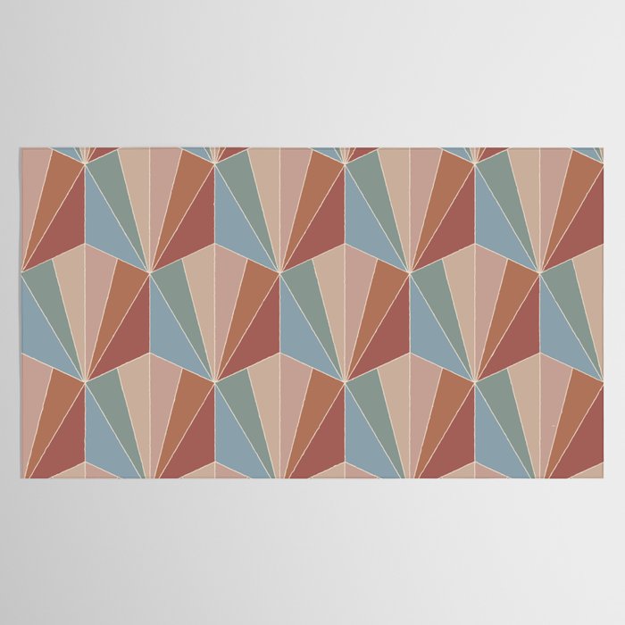 Gisela Color Block Pattern XV Tablecloth Gallery Image 2