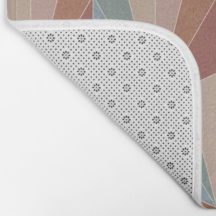 Gisela Color Block Pattern XV Bath Mat Gallery Image 2