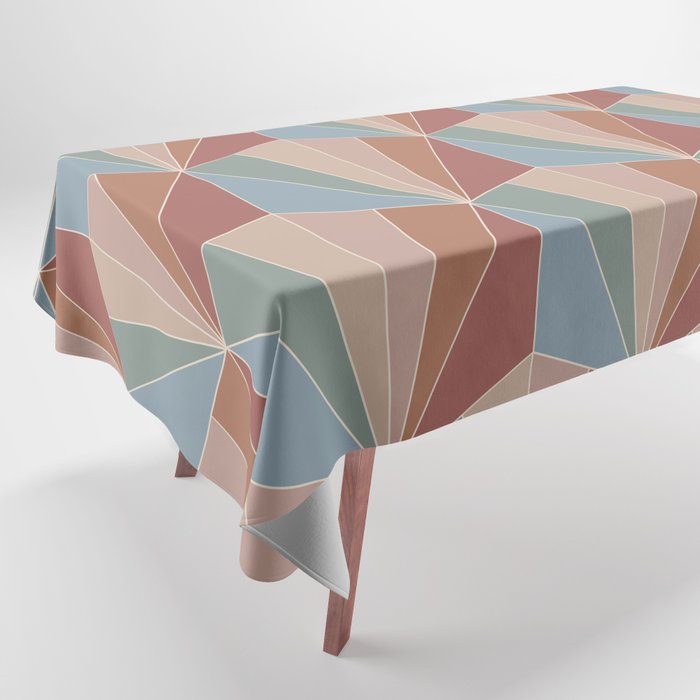 Gisela Color Block Pattern XV Tablecloth Gallery Image 1