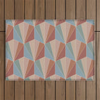 Gisela Color Block Pattern XV Outdoor Rug Gallery Image 1