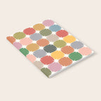 Retro Festive Sparkle Colorful Checker Notebook Gallery Image 2